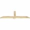 Ekena Millwork Eugene Rough Sawn Timber Gable Bracket, Douglas Fir, 60"W x 20"H x 2"D x 4"F, 8/12 Pitch GBW060X20X0204EUG00RDF - alternate 2